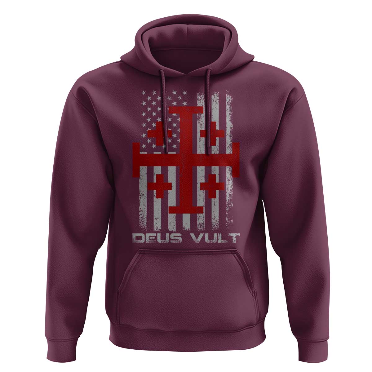 Catholic Knight Templar Crusader Cross Hoodie Knight Templar Patriotic American Flag