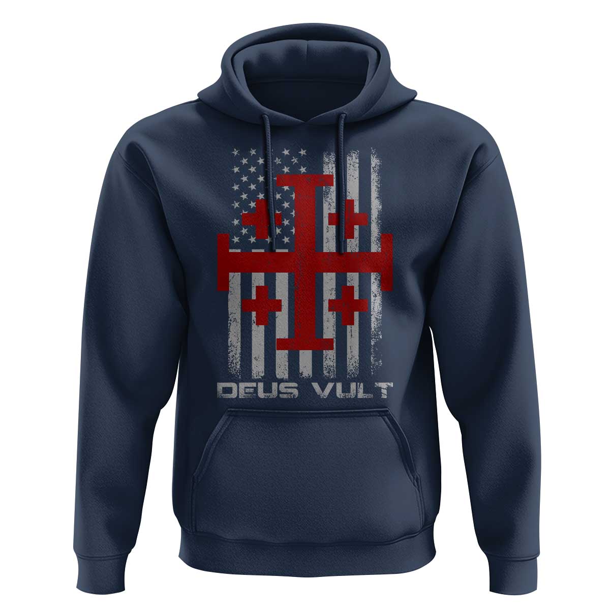 Catholic Knight Templar Crusader Cross Hoodie Knight Templar Patriotic American Flag