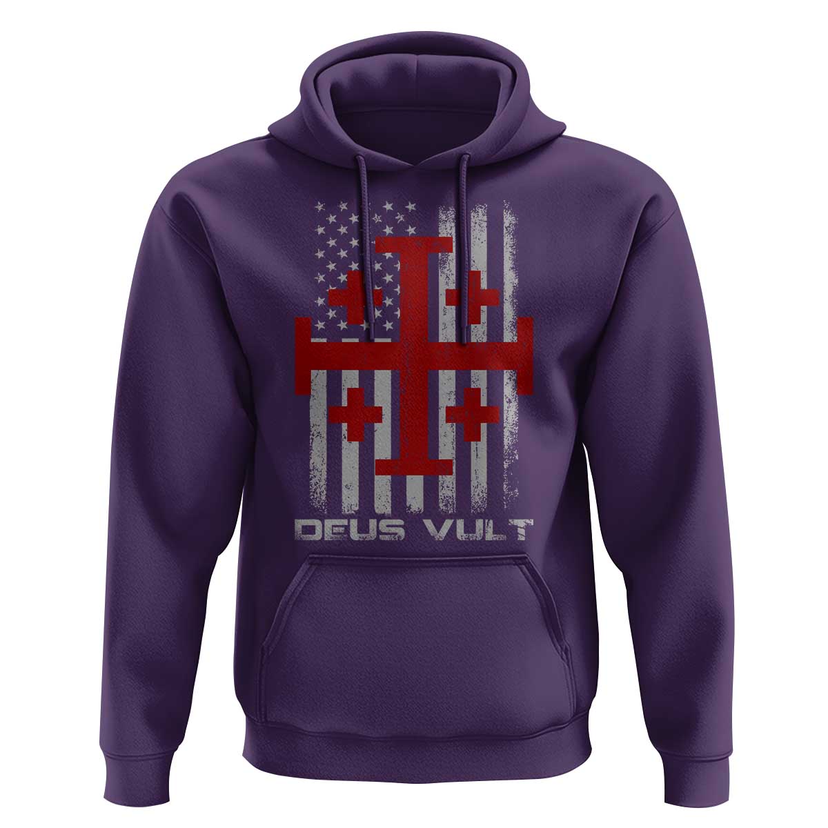 Catholic Knight Templar Crusader Cross Hoodie Knight Templar Patriotic American Flag