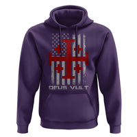 Catholic Knight Templar Crusader Cross Hoodie Knight Templar Patriotic American Flag