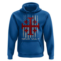 Catholic Knight Templar Crusader Cross Hoodie Knight Templar Patriotic American Flag