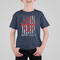 Catholic Knight Templar Crusader Cross T Shirt For Kid Knight Templar Patriotic American Flag
