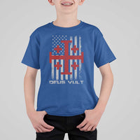 Catholic Knight Templar Crusader Cross T Shirt For Kid Knight Templar Patriotic American Flag