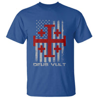 Catholic Knight Templar Crusader Cross T Shirt Knight Templar Patriotic American Flag