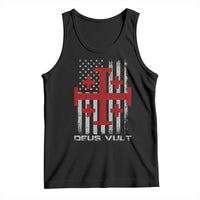 Catholic Knight Templar Crusader Cross Tank Top Knight Templar Patriotic American Flag