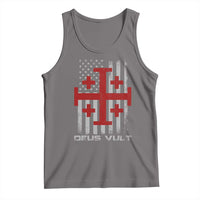 Catholic Knight Templar Crusader Cross Tank Top Knight Templar Patriotic American Flag