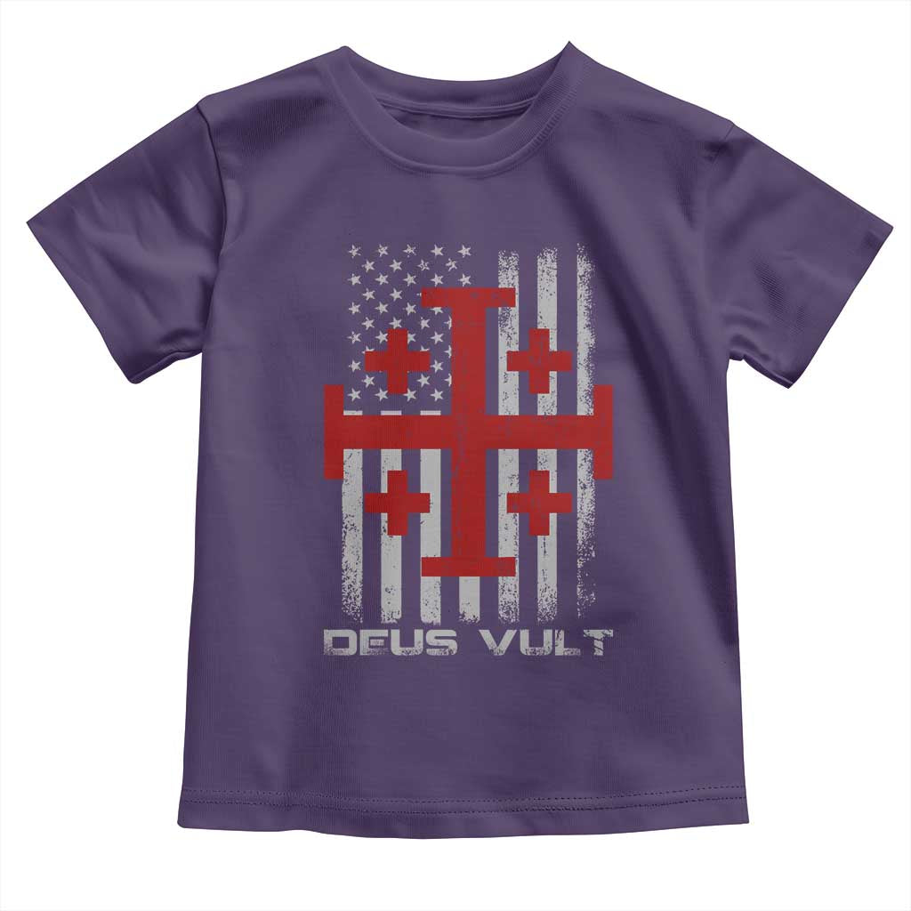 Catholic Knight Templar Crusader Cross Toddler T Shirt Knight Templar Patriotic American Flag
