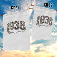 1936 Retro Birthday Garden Flag 90 Year Old Leopard 90th Birthday Gifts For Women