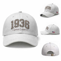 1936 Retro Birthday Baseball Cap 90 Year Old Leopard 90th Birthday Gifts For Women