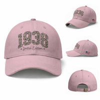 1936 Retro Birthday Baseball Cap 90 Year Old Leopard 90th Birthday Gifts For Women