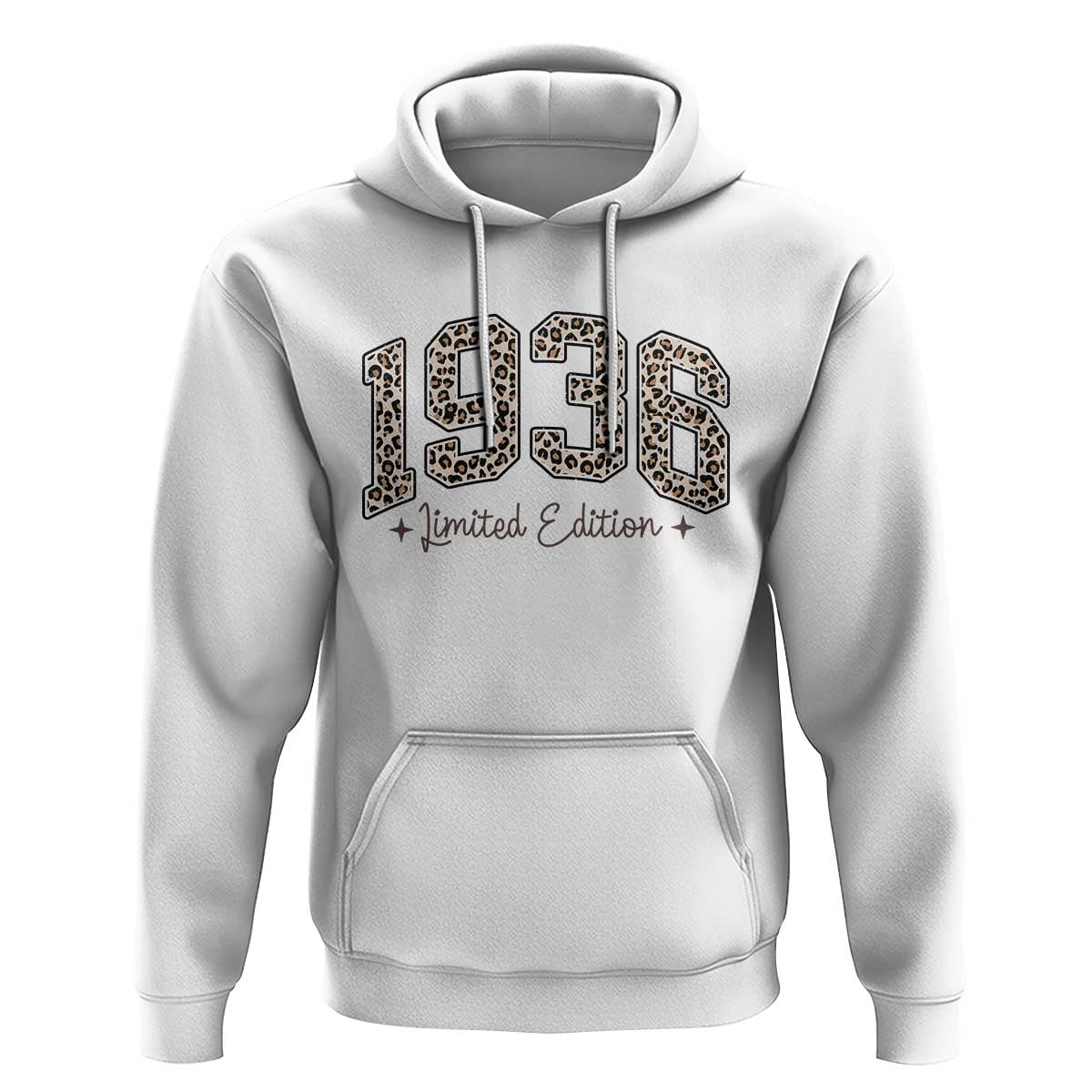 1936 Retro Birthday Hoodie 90 Year Old Leopard 90th Birthday Gifts For Women