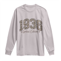 1936 Retro Birthday Long Sleeve Shirt 90 Year Old Leopard 90th Birthday Gifts For Women