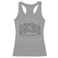 1936 Retro Birthday Racerback Tank Top 90 Year Old Leopard 90th Birthday Gifts For Women
