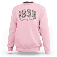 1936 Retro Birthday Sweatshirt 90 Year Old Leopard 90th Birthday Gifts For Women