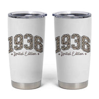 1936 Retro Birthday Tumbler Cup 90 Year Old Leopard 90th Birthday Gifts For Women