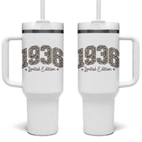 1936 Retro Birthday Tumbler With Handle 90 Year Old Leopard 90th Birthday Gifts For Women