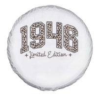 1946 Retro Birthday Spare Tire Cover 80 Year Old Leopard 80th Birthday Gifts For Women
