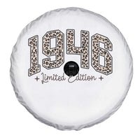 1946 Retro Birthday Spare Tire Cover 80 Year Old Leopard 80th Birthday Gifts For Women