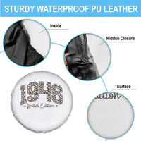 1946 Retro Birthday Spare Tire Cover 80 Year Old Leopard 80th Birthday Gifts For Women