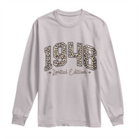 1946 Retro Birthday Long Sleeve Shirt 80 Year Old Leopard 80th Birthday Gifts For Women