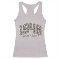 1946 Retro Birthday Racerback Tank Top 80 Year Old Leopard 80th Birthday Gifts For Women