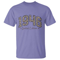 1946 Retro Birthday T Shirt 80 Year Old Leopard 80th Birthday Gifts For Women