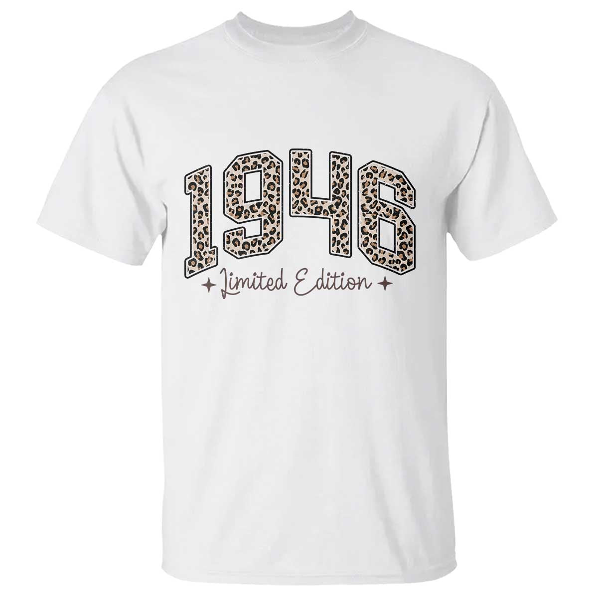 1946 Retro Birthday T Shirt 80 Year Old Leopard 80th Birthday Gifts For Women