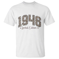 1946 Retro Birthday T Shirt 80 Year Old Leopard 80th Birthday Gifts For Women