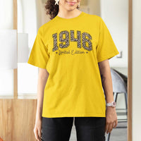1946 Retro Birthday T Shirt For Women 80 Year Old Leopard 80th Birthday Gifts For Women