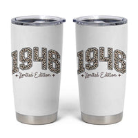 1946 Retro Birthday Tumbler Cup 80 Year Old Leopard 80th Birthday Gifts For Women
