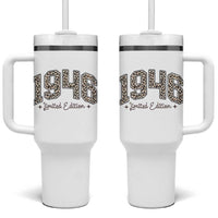 1946 Retro Birthday Tumbler With Handle 80 Year Old Leopard 80th Birthday Gifts For Women