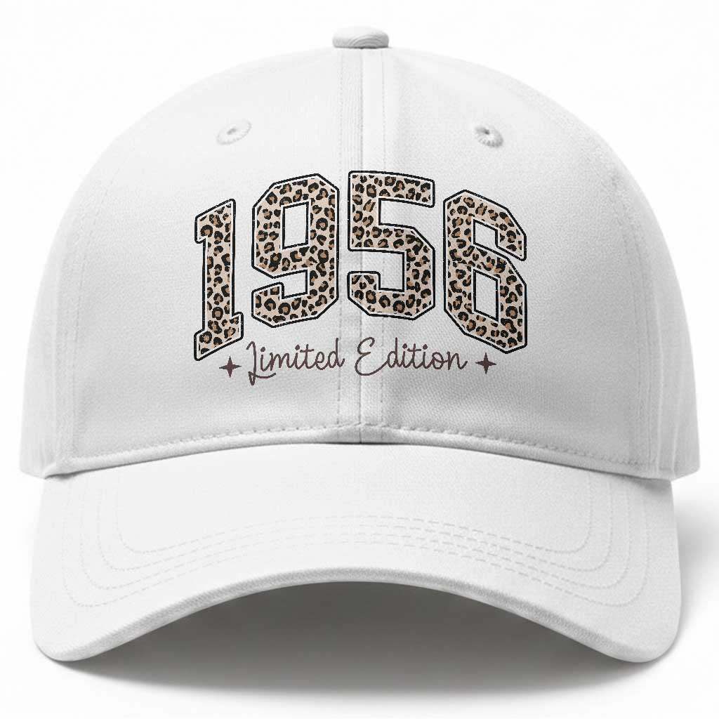 1956 Retro Birthday Baseball Cap 70 Year Old Leopard 70th Birthday Gifts For Women