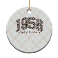 1956 Retro Birthday Ceramic Ornament 70 Year Old Leopard 70th Birthday Gifts For Women