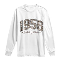 1956 Retro Birthday Long Sleeve Shirt 70 Year Old Leopard 70th Birthday Gifts For Women