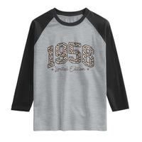 1956 Retro Birthday Raglan Shirt 70 Year Old Leopard 70th Birthday Gifts For Women