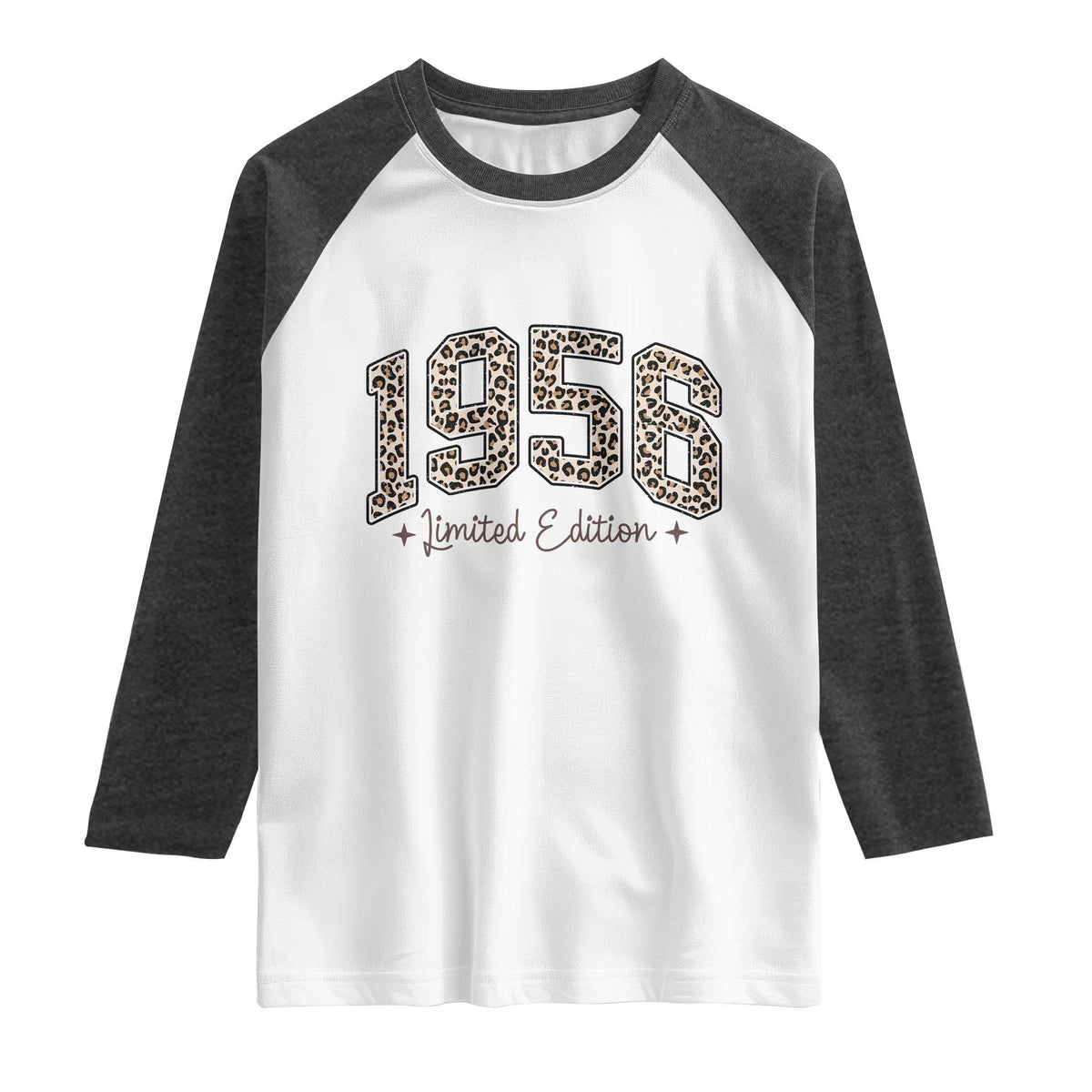 1956 Retro Birthday Raglan Shirt 70 Year Old Leopard 70th Birthday Gifts For Women