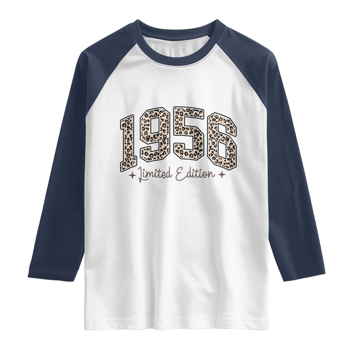 1956 Retro Birthday Raglan Shirt 70 Year Old Leopard 70th Birthday Gifts For Women