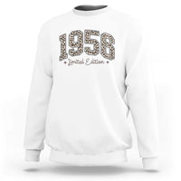 1956 Retro Birthday Sweatshirt 70 Year Old Leopard 70th Birthday Gifts For Women
