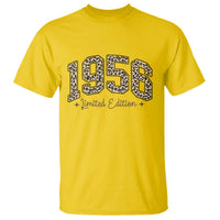1956 Retro Birthday T Shirt 70 Year Old Leopard 70th Birthday Gifts For Women