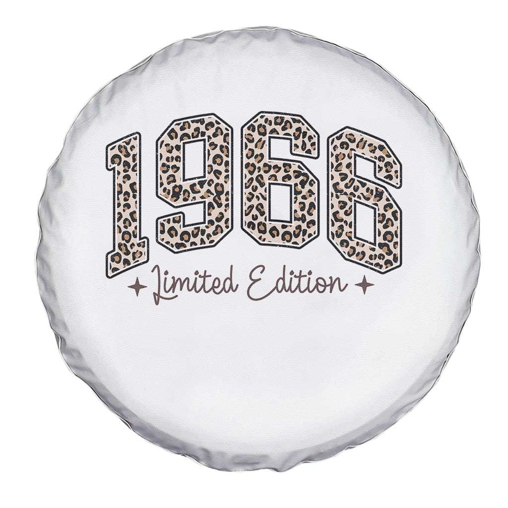 1966 Retro Birthday Spare Tire Cover 60 Year Old Leopard 60th Birthday Gifts For Women