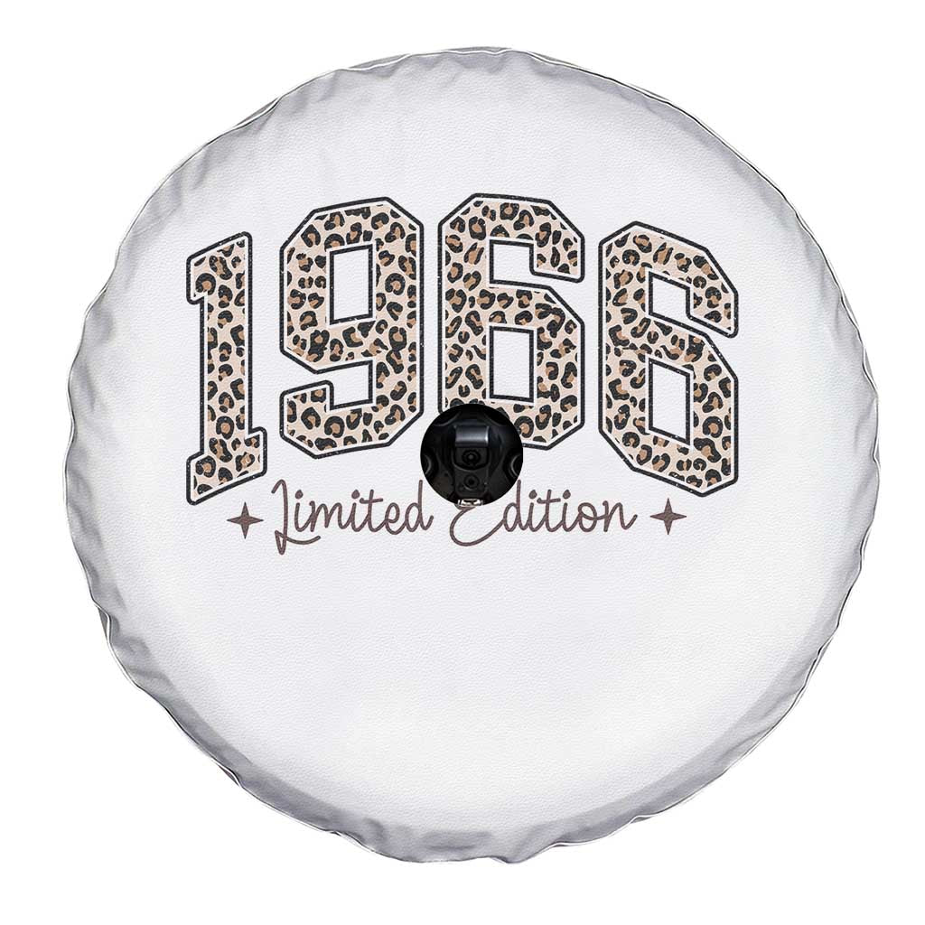 1966 Retro Birthday Spare Tire Cover 60 Year Old Leopard 60th Birthday Gifts For Women