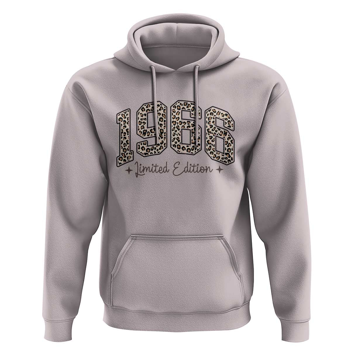 1966 Retro Birthday Hoodie 60 Year Old Leopard 60th Birthday Gifts For Women