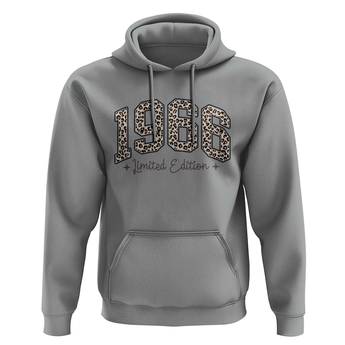 1966 Retro Birthday Hoodie 60 Year Old Leopard 60th Birthday Gifts For Women