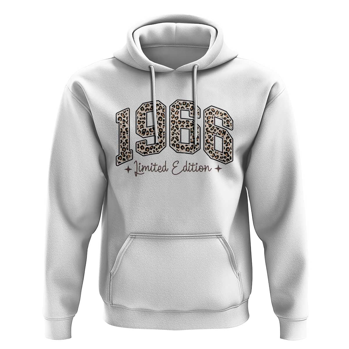 1966 Retro Birthday Hoodie 60 Year Old Leopard 60th Birthday Gifts For Women