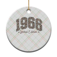 1966 Retro Birthday Ceramic Ornament 60 Year Old Leopard 60th Birthday Gifts For Women