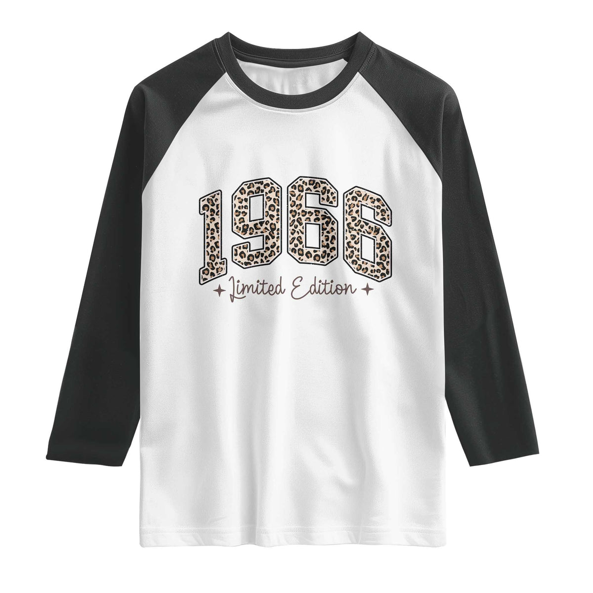 1966 Retro Birthday Raglan Shirt 60 Year Old Leopard 60th Birthday Gifts For Women
