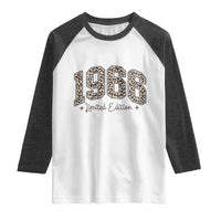 1966 Retro Birthday Raglan Shirt 60 Year Old Leopard 60th Birthday Gifts For Women