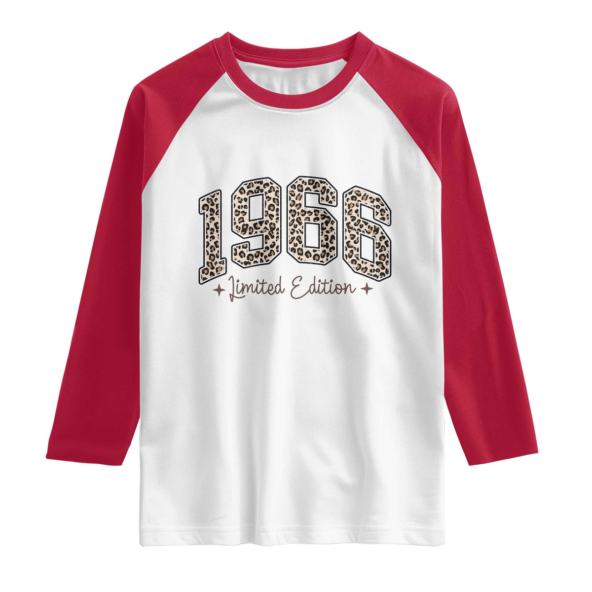 1966 Retro Birthday Raglan Shirt 60 Year Old Leopard 60th Birthday Gifts For Women