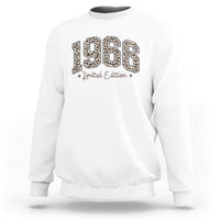 1966 Retro Birthday Sweatshirt 60 Year Old Leopard 60th Birthday Gifts For Women