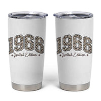 1966 Retro Birthday Tumbler Cup 60 Year Old Leopard 60th Birthday Gifts For Women